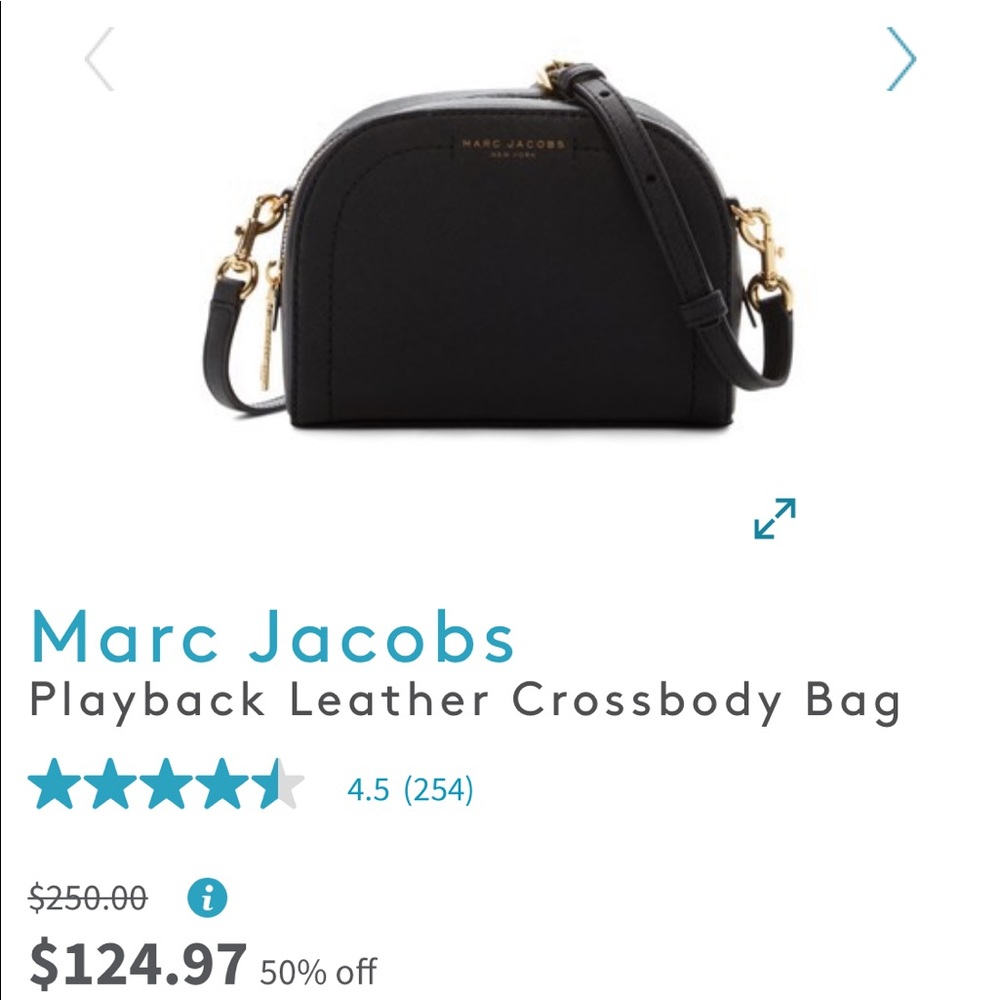 Marc Jacobs Playback Leather Crossbody Bag
